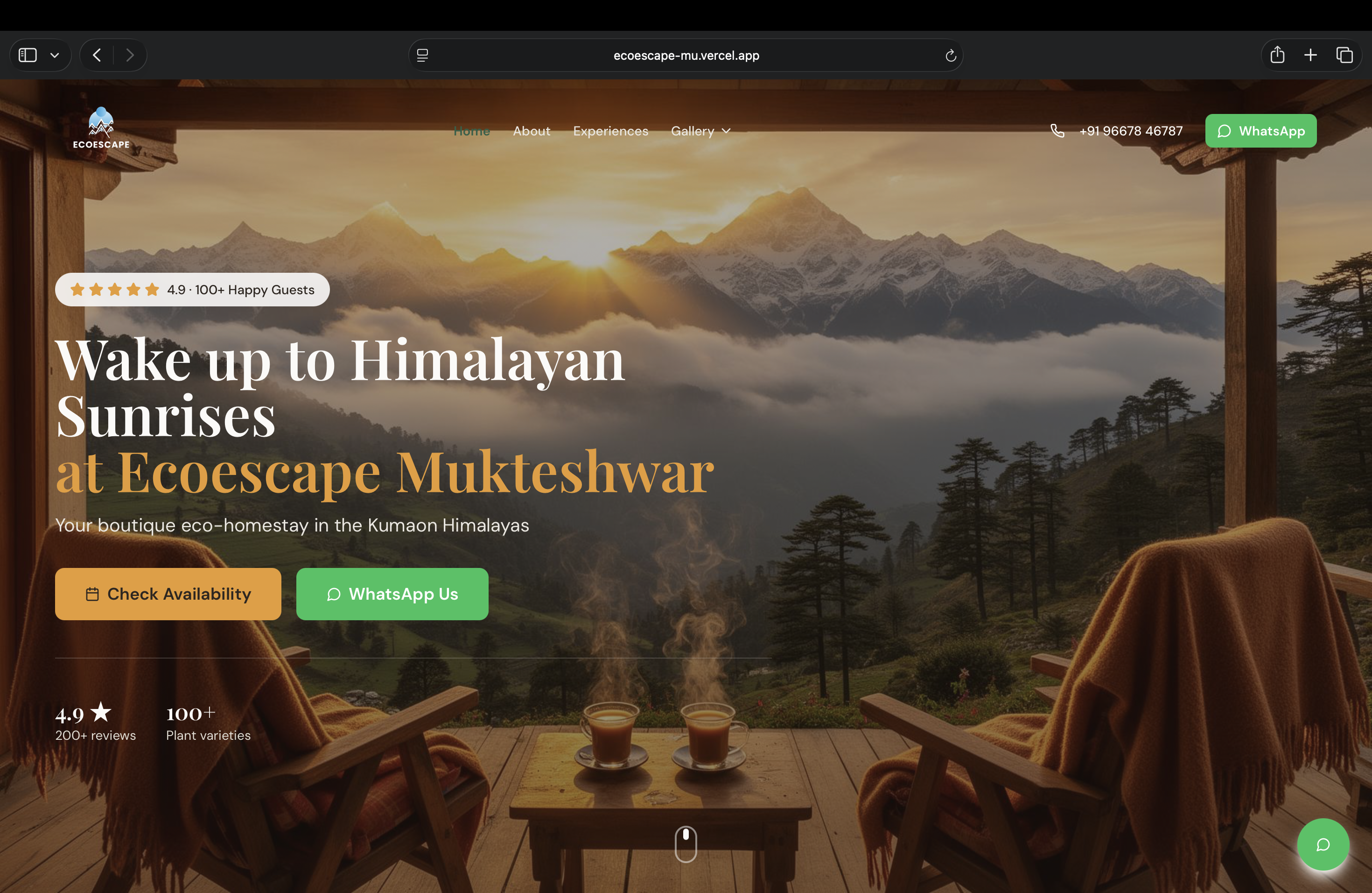 Screenshot 1 of Ecoescape Mukteshwar
