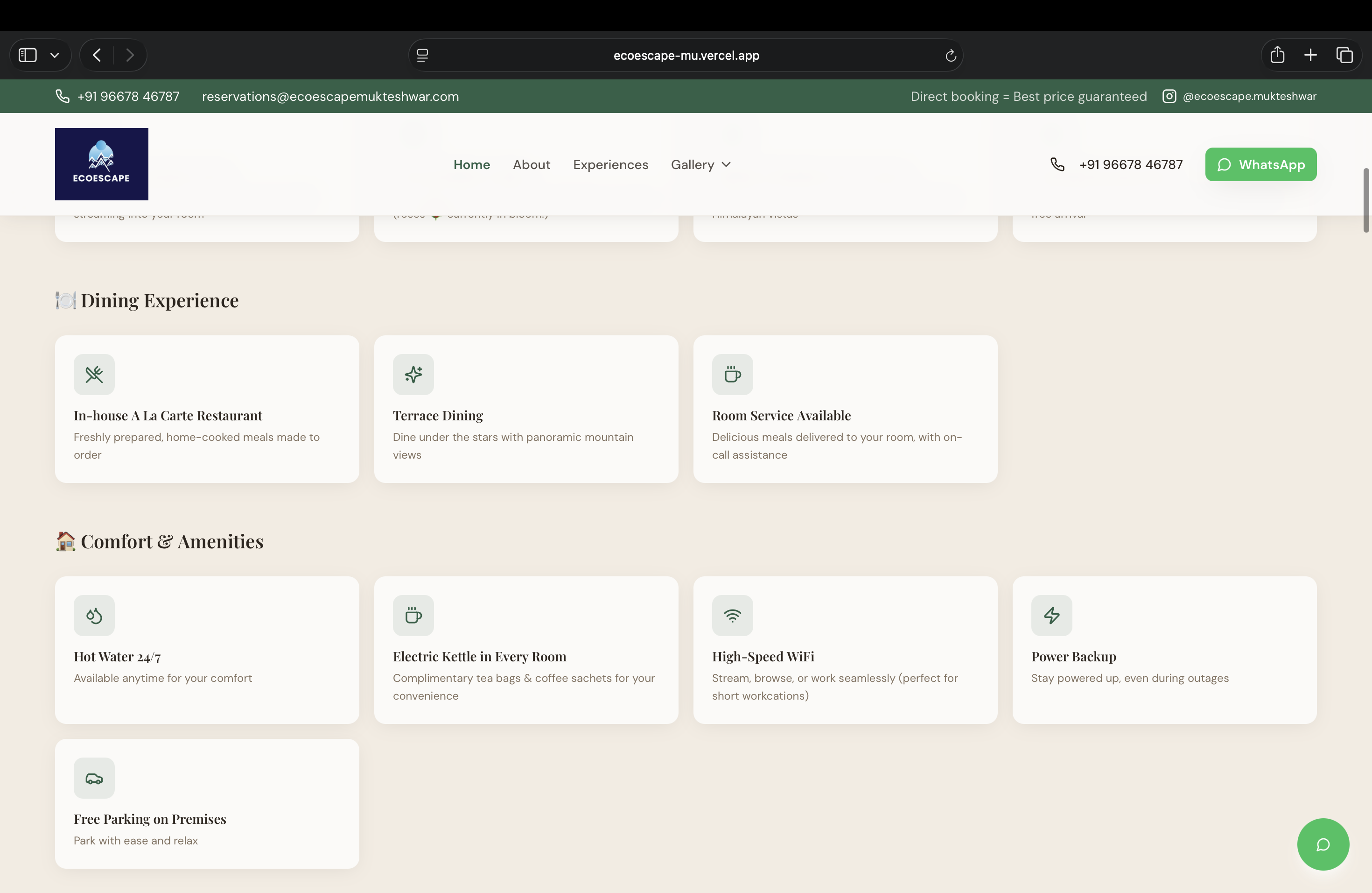Screenshot 2 of Ecoescape Mukteshwar
