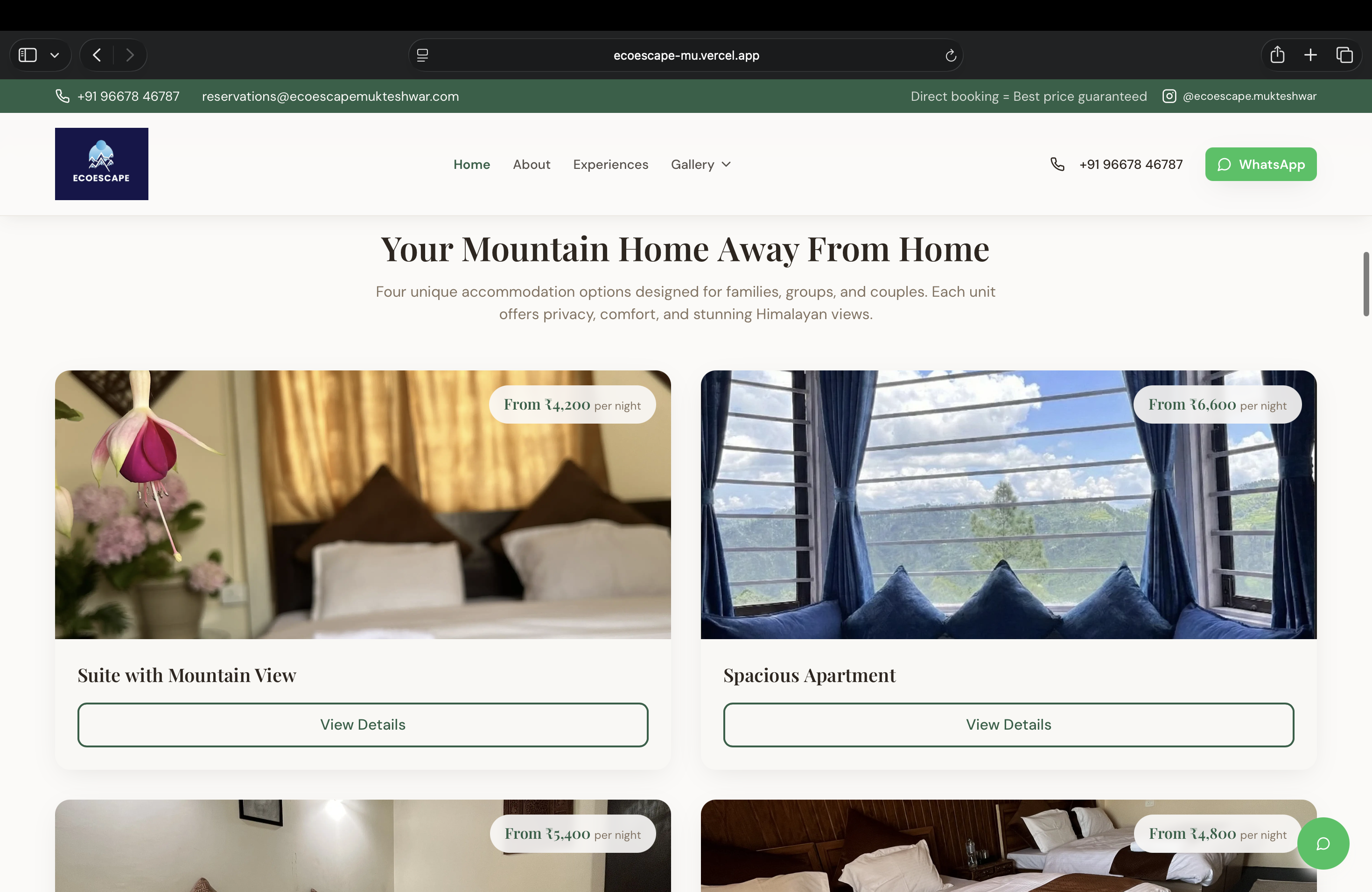Screenshot 3 of Ecoescape Mukteshwar