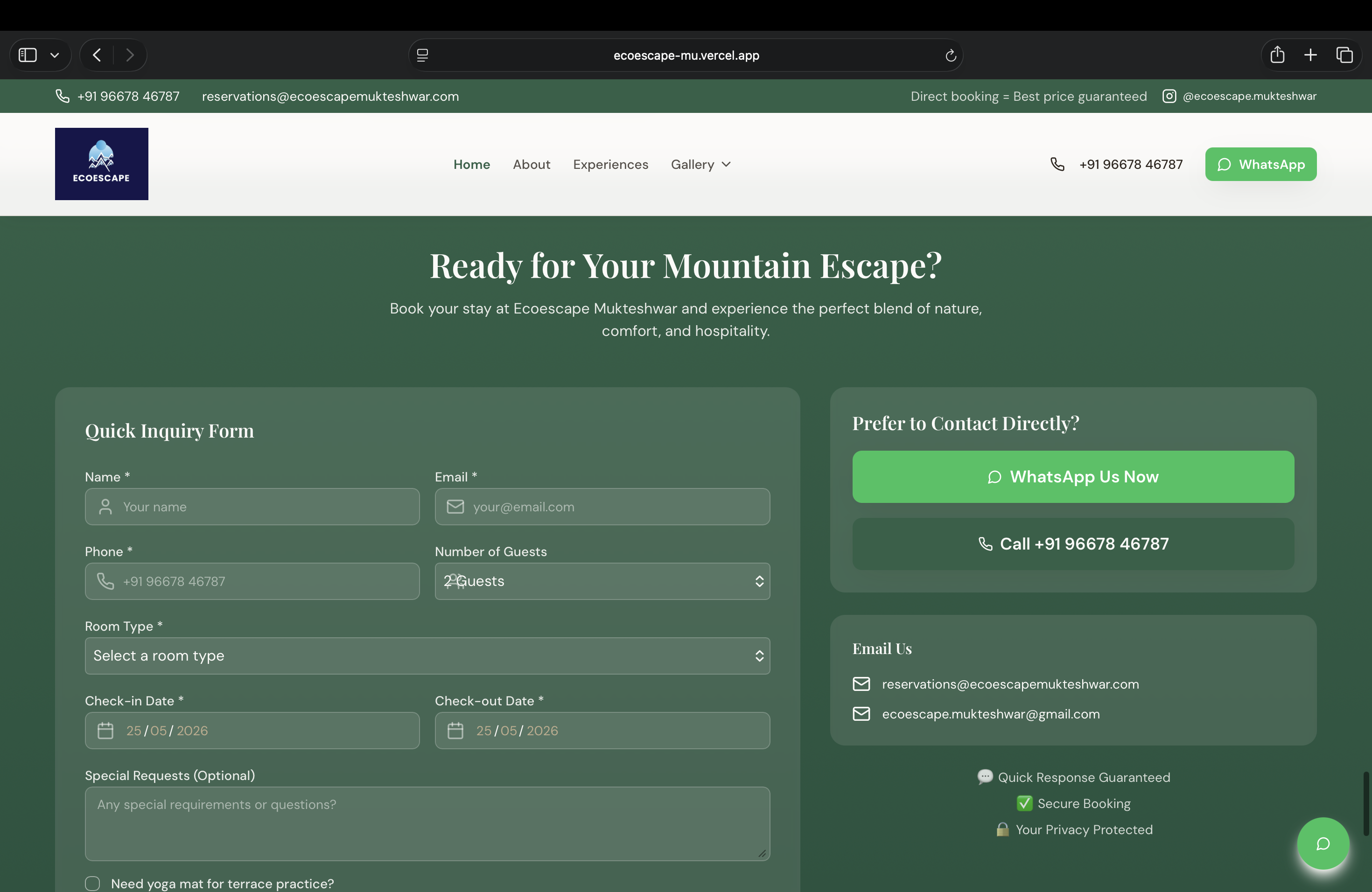 Screenshot 4 of Ecoescape Mukteshwar