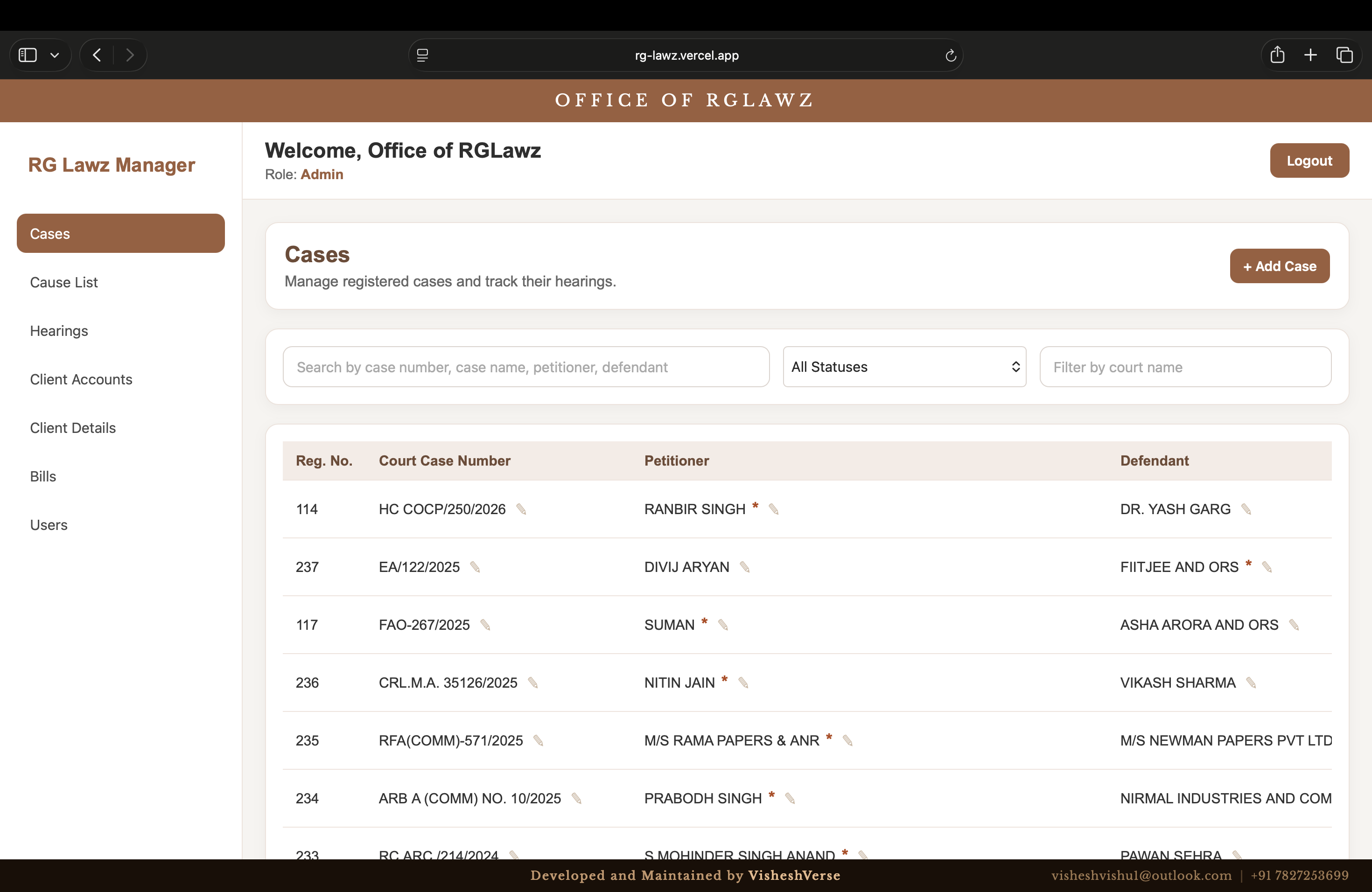 Screenshot 1 of RGLawz